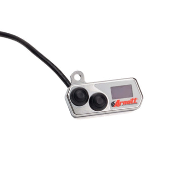 Arnott K - 3115 Handlebar - Mounted Pushbutton Controller w/LED Pressure Gauge (Chrome) - Henne Company