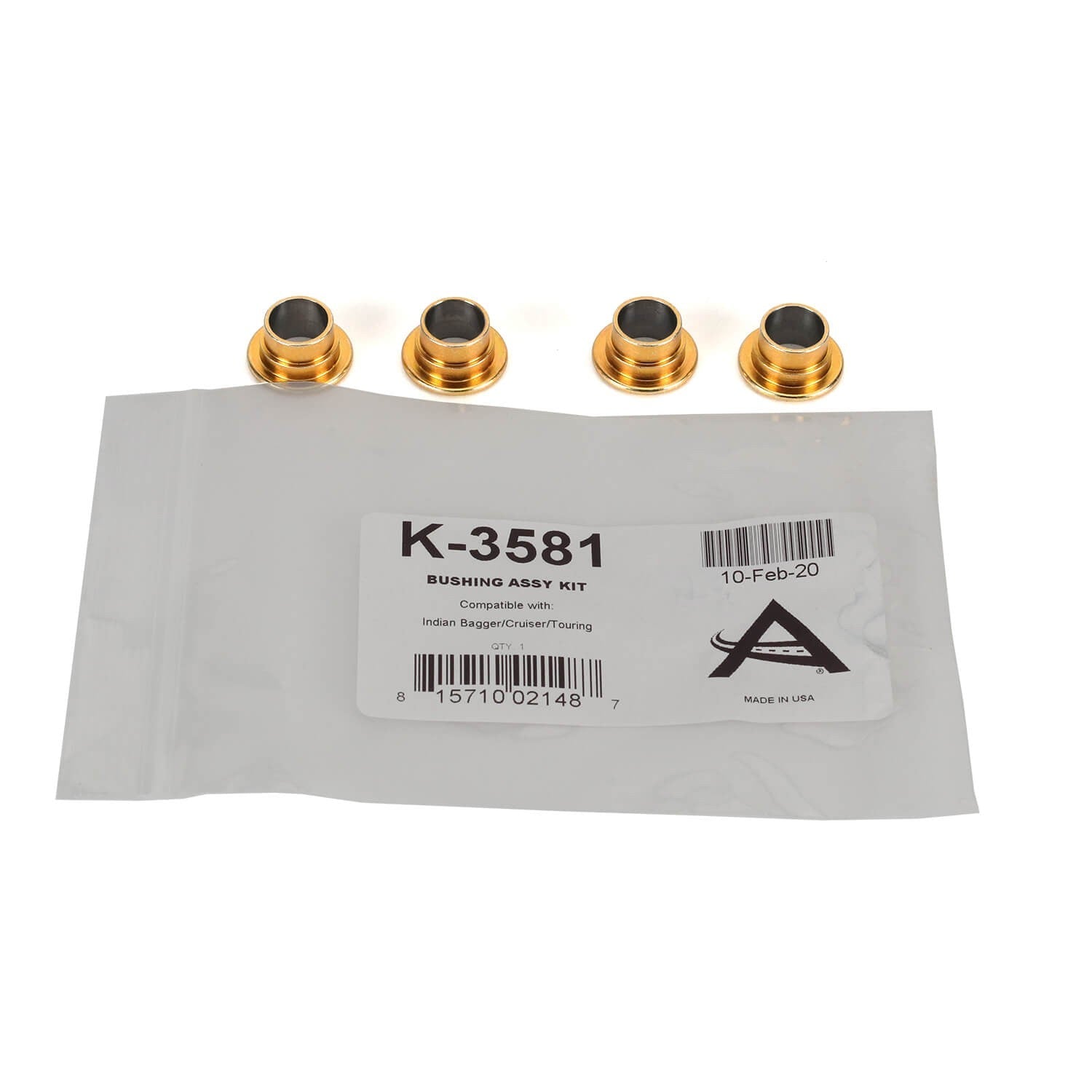 Arnott K - 3581 Bushing Accessory Kit - 2020 - 2021 Indian Bagger/Cruiser/Touring - Henne Company